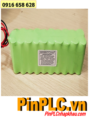 Pin nuôi nguồn 24v-AA2500mAh, Pin sạc GREPOW 24v-AA2500mAh chất lượng cao chính hãng